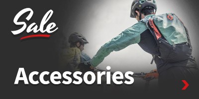 Cyclist wearing a waterproof backpack